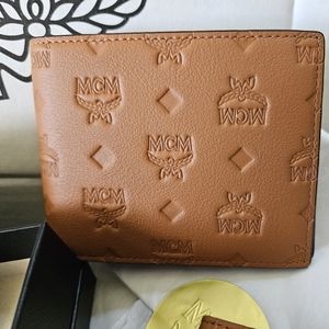 Leather MCM Bi-fold Wallet